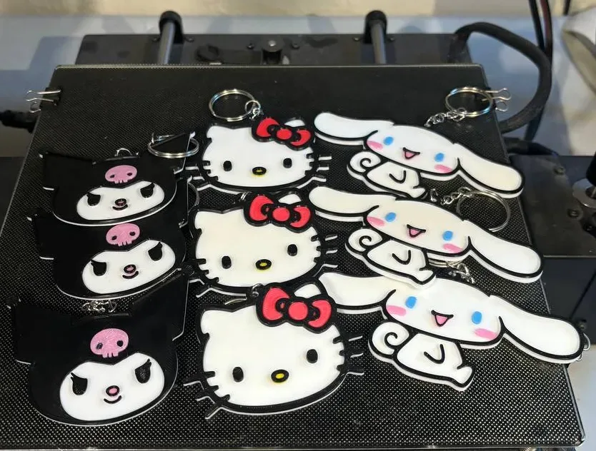 Sanrio character keychains