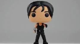 Noah Sebastian Bad Omens vinyl figurine - custom 3D printed chibi figure in tactical outfit with knife