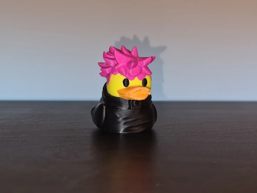 3D printed Yuji Itadori JJK custom rubber duck